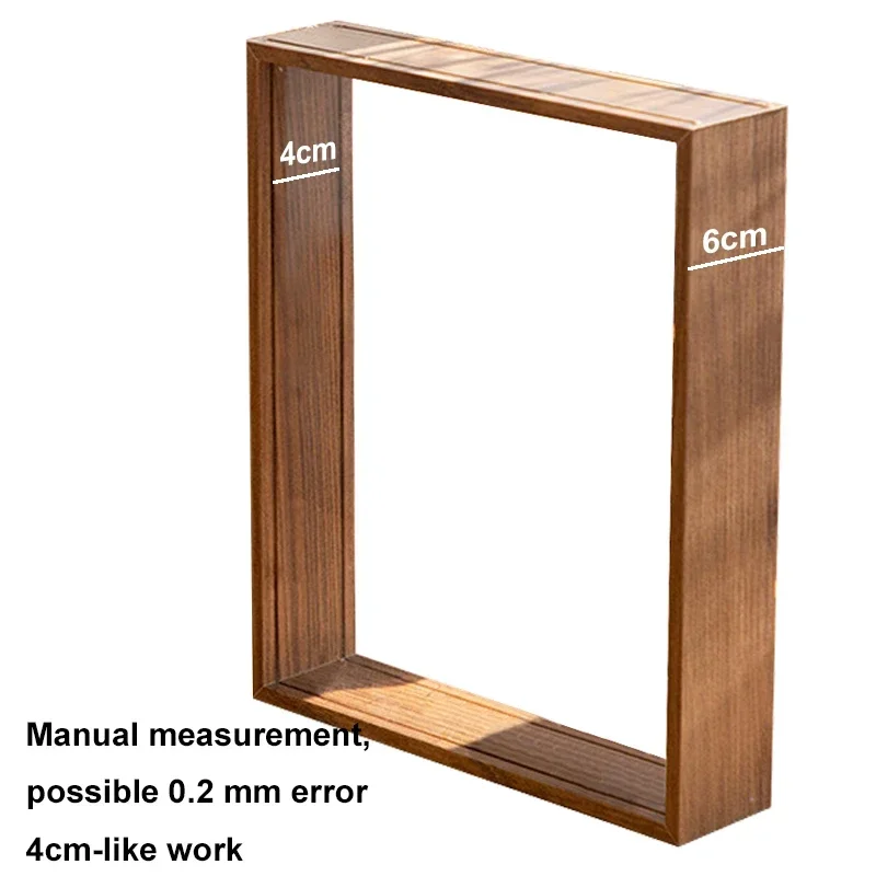 Deep Transparent Shadow Box Frames Bouquet Display Flower Case Deep for Crafts 3D Picture Memorabilia Memory Wooden Tabletop thumbnail 4