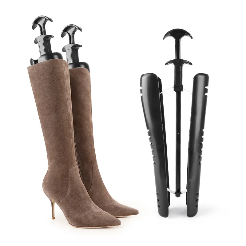 1PCS Practical Boots Plastic Stand Holder With Handle Womens Boot Shoe Tree Stretcher Long Shaper Long Boot Support Shoe Holder thumbnail 4
