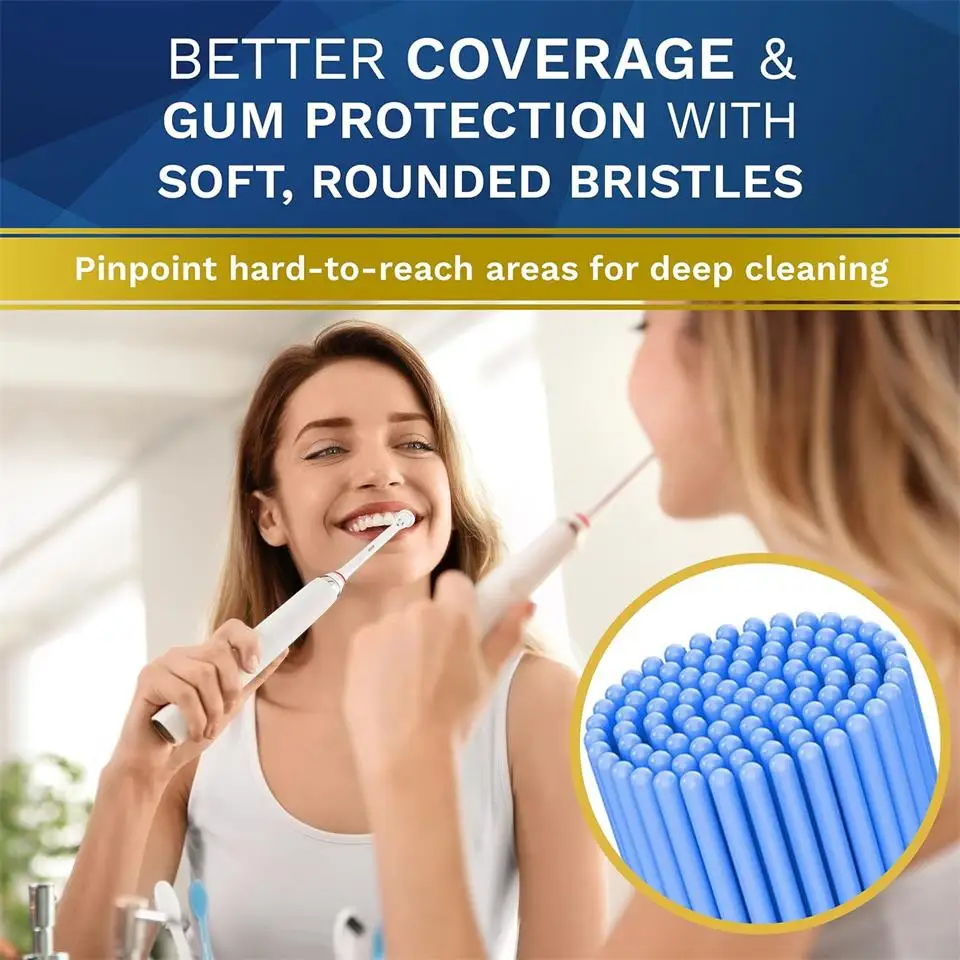 Replacement Toothbrush Heads For Oral-B Braun Electric Precision Clean Brush Heads Refill for 7000/Pro 1000/9600/ 5000/3000/8000 thumbnail 2