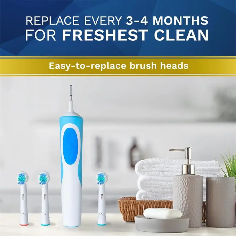 Replacement Toothbrush Heads For Oral-B Braun Electric Precision Clean Brush Heads Refill for 7000/Pro 1000/9600/ 5000/3000/8000 thumbnail 4