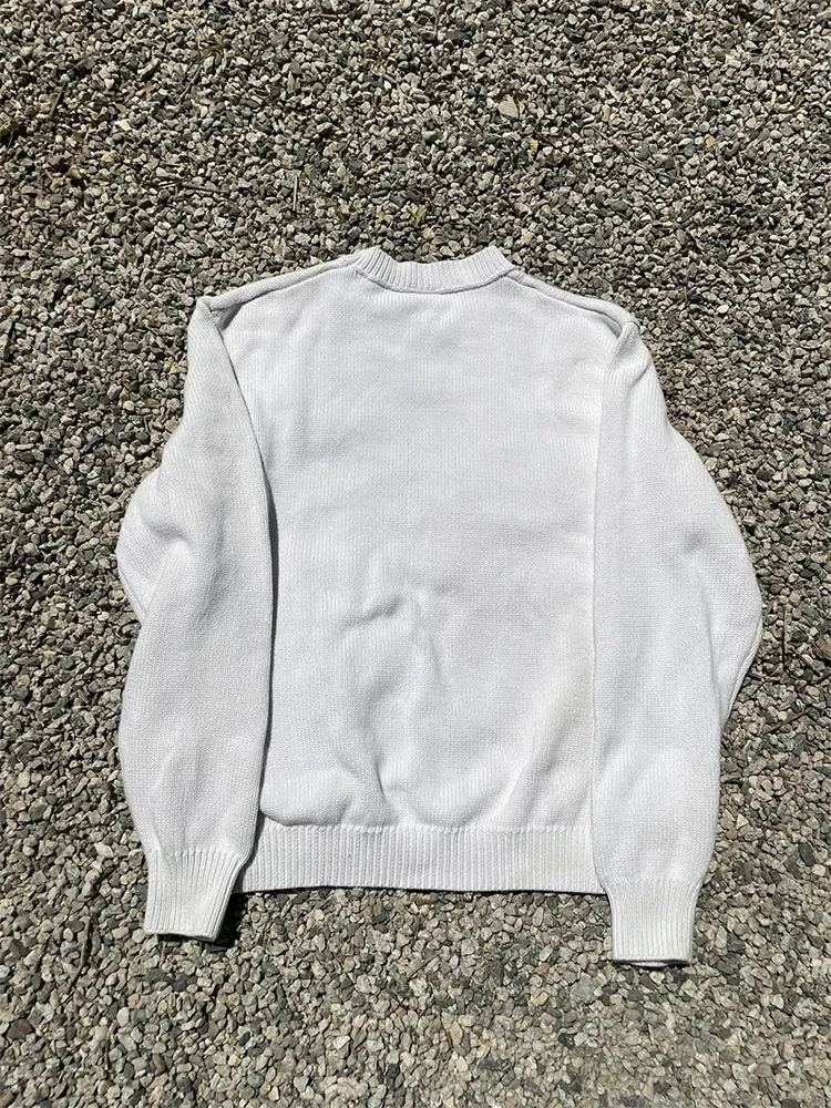 Men's Sweater Y2K Aphex Twin Knit Oversized Pullovers Gothic Jumper Winter Graphic Streetwear Long Sleeve Tops Vintage Clothing thumbnail 5