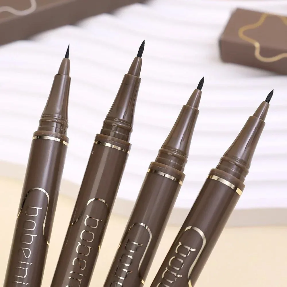 Waterproof Quick-drying Liquid Eyeliner/ultra-fine Matte Black Brown/long-lasting Silkworm Eyeliner/eye Makeup/gifts thumbnail 4
