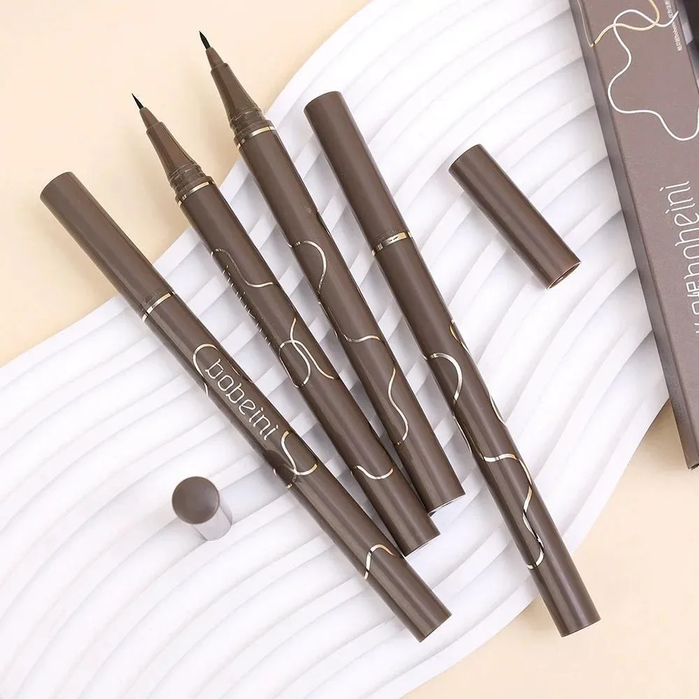 Waterproof Quick-drying Liquid Eyeliner/ultra-fine Matte Black Brown/long-lasting Silkworm Eyeliner/eye Makeup/gifts thumbnail 5