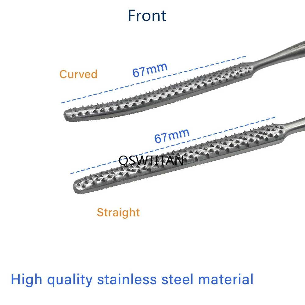 Orthopedic Bone File Grind for Bone Joint Surgical Instrument Straight Curved Orthopedic Instrument Stainless Steel thumbnail 4