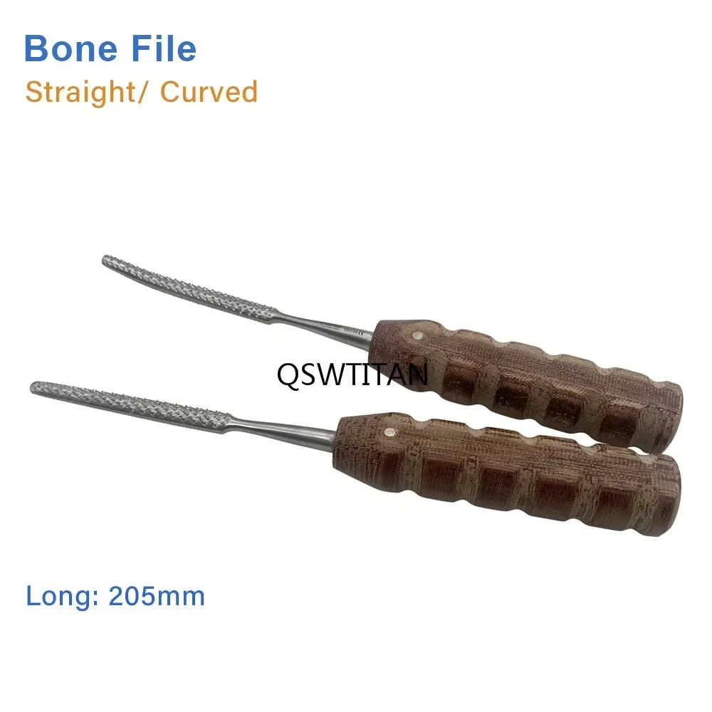 Orthopedic Bone File Grind for Bone Joint Surgical Instrument Straight Curved Orthopedic Instrument Stainless Steel thumbnail 2