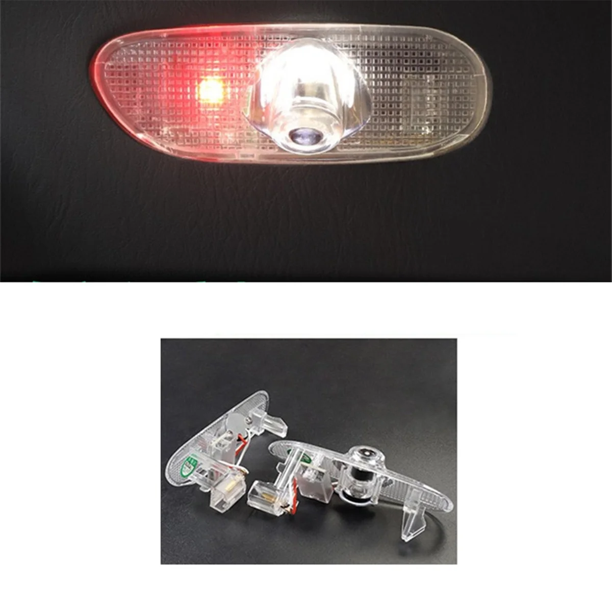 2Pcs Car Interior Door Light Welcome Lamp Ambient for Toyota Prado LC120 2003-2009 Projector Welcome Light thumbnail 5
