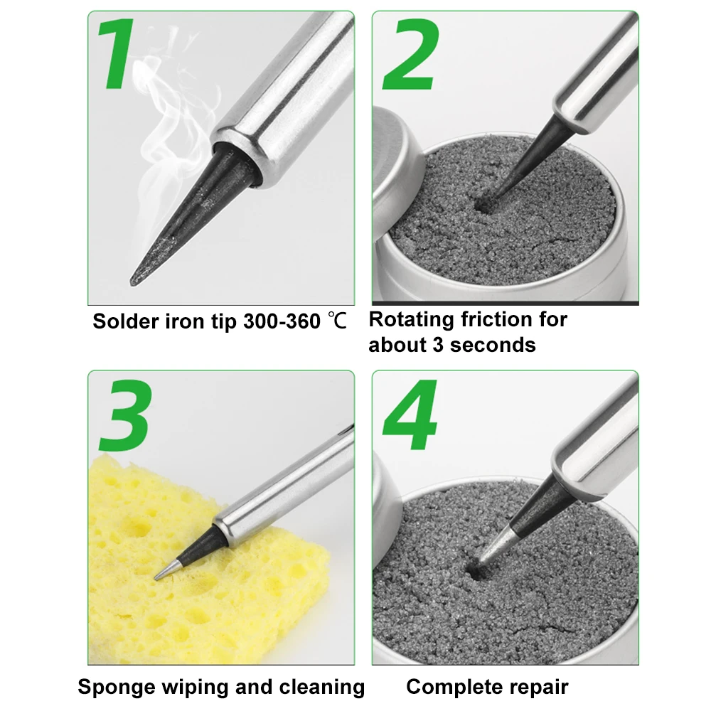 Soldering Iron Tip Refresher Non-stick Tin Solder Cream Clean Paste Oxide Solder Iron Tip Refresh Tip Tinner Activator thumbnail 3