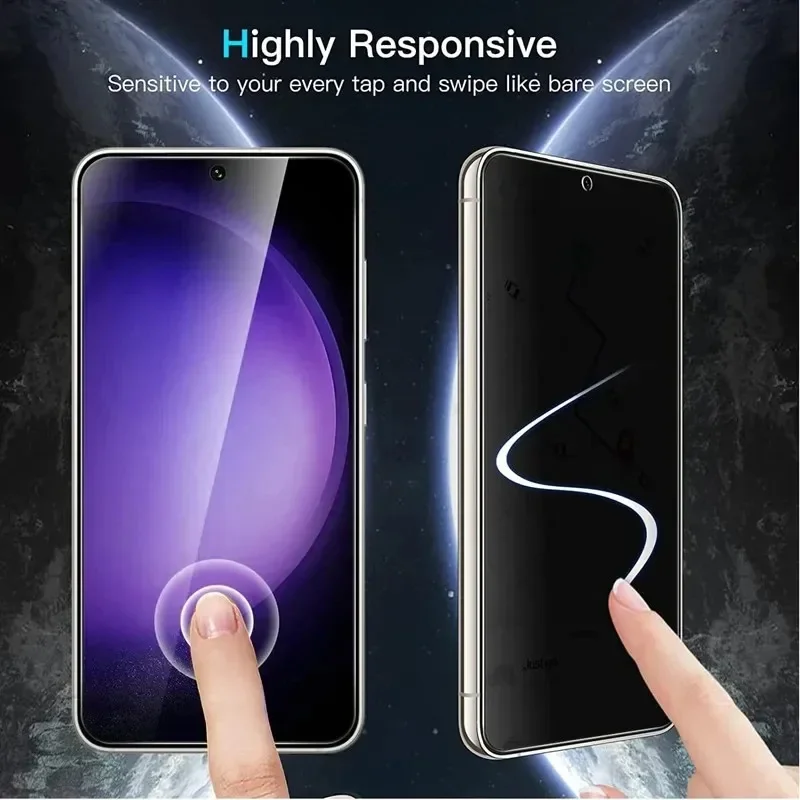 Privacy Screen Protector for Samsung S24 Ultra S23 S22 Plus S21 S20 FE S10e A55 A54 A53 5G A35 A34 A33 A15 A14 A13 Antispy Glass thumbnail 6