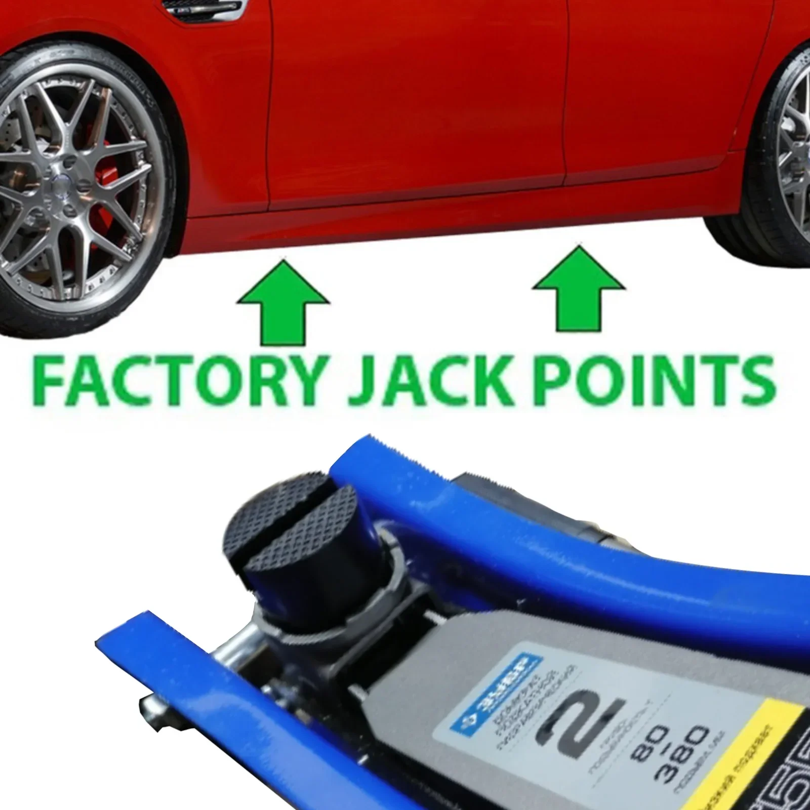 Floor Slotted Car Jack Rubber Pad Frame Protector Adapter Jacking Tool Pinch Weld Side Lifting Disk For Lexus Subaru Fiat Volvo thumbnail 3
