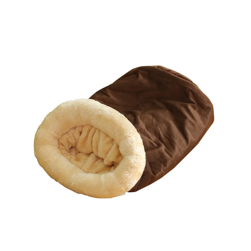 Autumn and Winter Cat Sleeping Bag Semi-enclosed Cat Nest Warm Small and Medium-sized Pet Nest Can Be Disassembled and Washed thumbnail 6