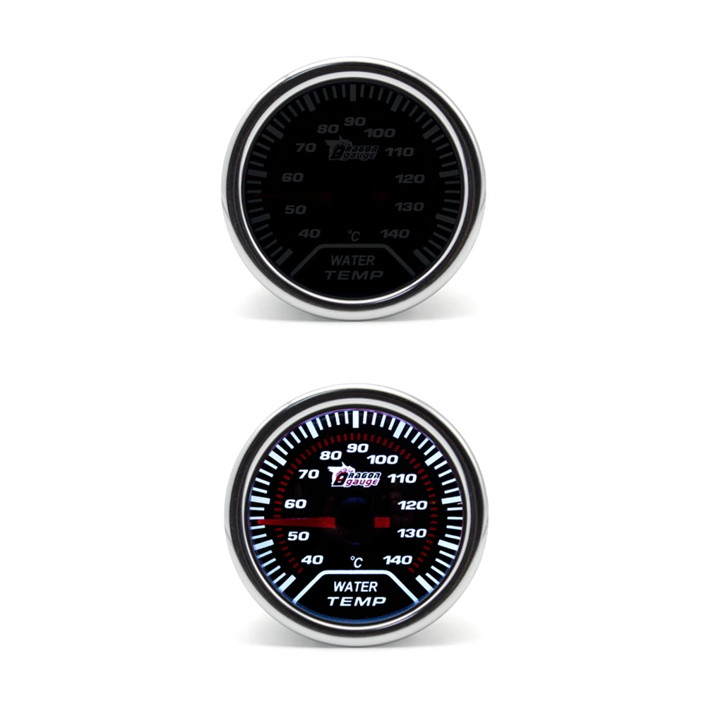 2" 52mm Universal 12V Car Turbo Boost Gauge BAR PSI Vacuum Water Temp Oil Temp Oil Press Exhaust Temp Gauge Tachometer RPM Meter thumbnail 2