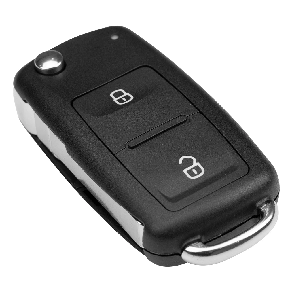 LIXIANG 5K0837202AE/202AD Flip Folding Remote Key Shell For VW Jetta CADDY EOS GTI Golf Passat Tiguan 2/3/3+1 Buttons NBG010180T thumbnail 4