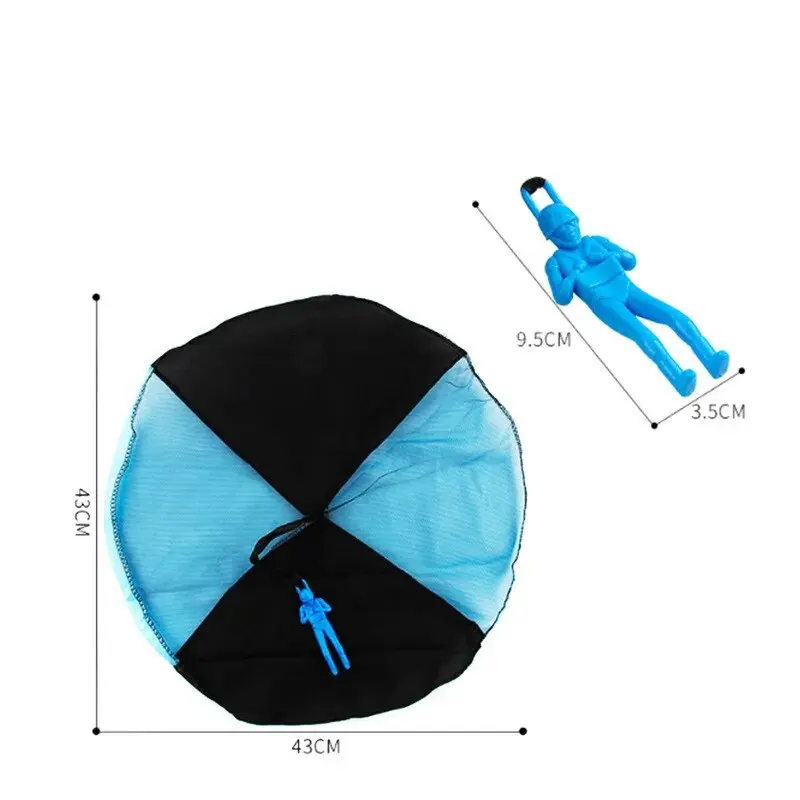 4pcs Color Random Hand Throwing Parachute Flying Toys for Children Educational Outdoor Games Sports Entertainment Sensory Play thumbnail 2