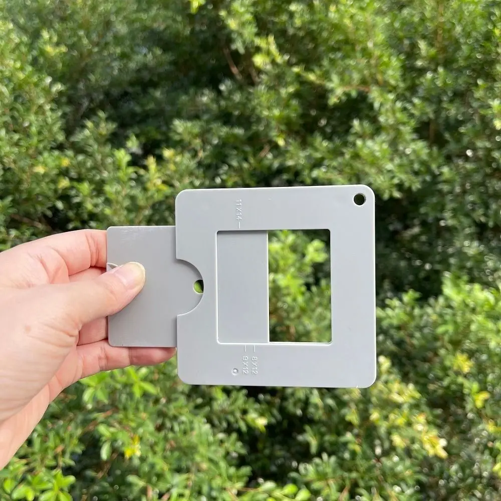 Portable Plastic Artists Viewfinder Drawing Gadget Multifunction Split View Composition Tools Aid Artists Photo Viewfinder thumbnail 4
