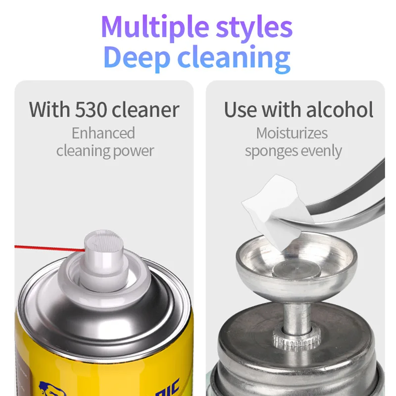 Mechanic NC800 Nano Spong Cleaning No Residue Phone Screen PCB Motherboard Back Cover Glass Camera Cleaning Tool Phone Repair thumbnail 4