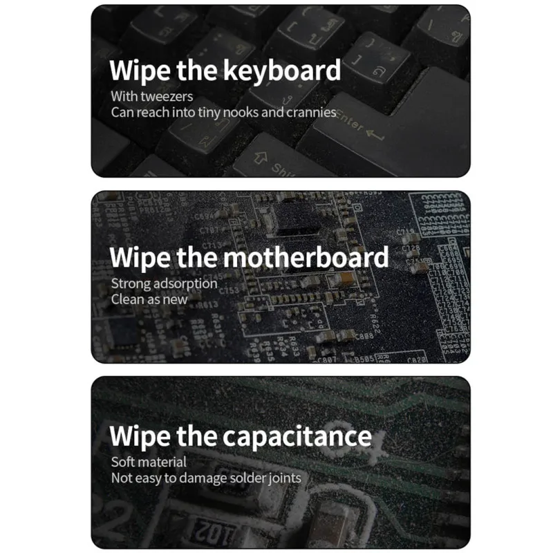 MECHANIC NC800 800PCS LCD Screen Nano Cleaning Sponge No Residue Cellphone PCB Motherboard Back Glass Camera Dust Cleaning Tool thumbnail 4