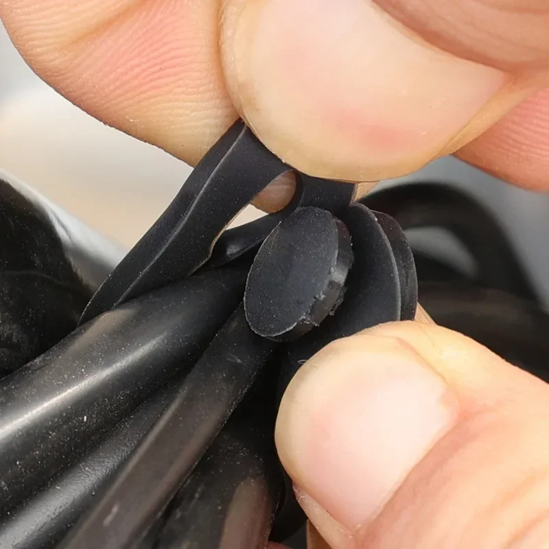 Motorcycle Rubber Wire Tie Universal Motorcycle Rubber Frame Securing Cable Wiring Harness for Bmw R 1250 Gs Adventure Hornet thumbnail 4
