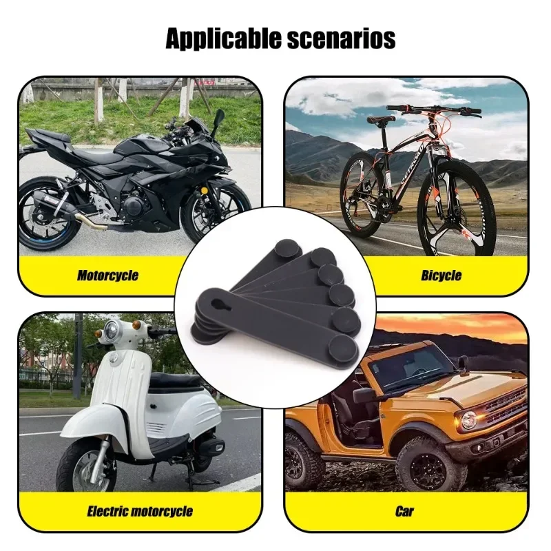 Motorcycle Rubber Wire Tie Universal Motorcycle Rubber Frame Securing Cable Wiring Harness for Bmw R 1250 Gs Adventure Hornet thumbnail 6