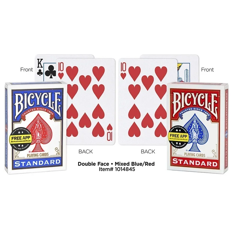 Bicycle Double Face Playing Cards Gaff Deck Magic Cards Special Props Close Up Stage Magic Tricks for Magician thumbnail 3
