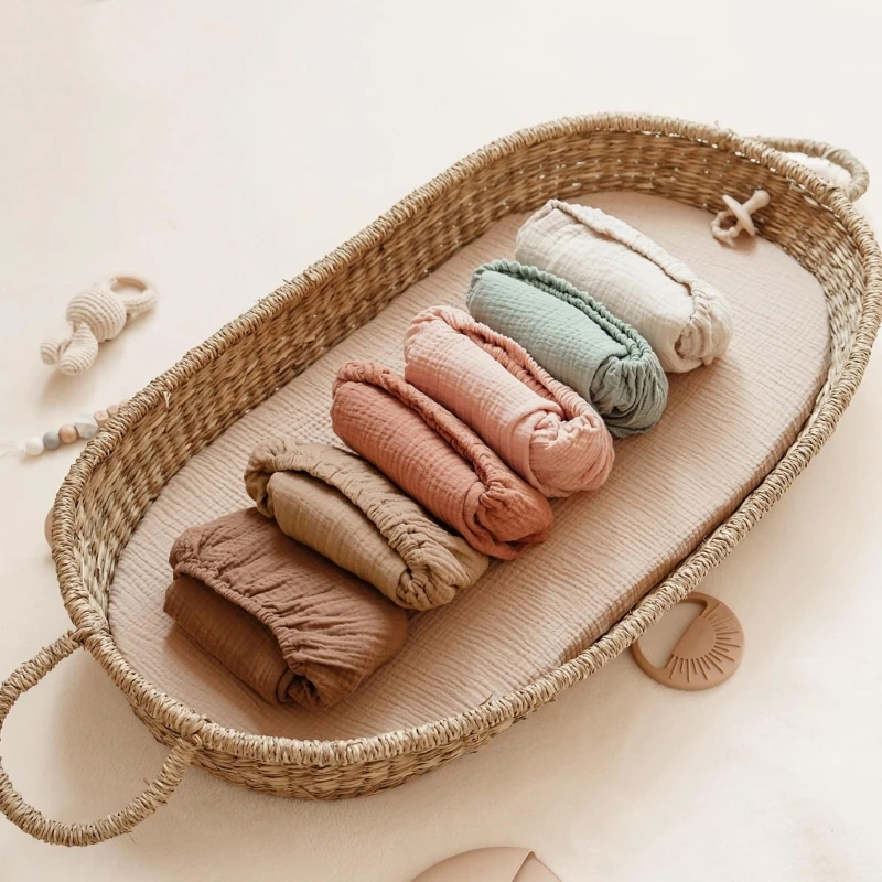 1pc/2pcs Baby Fitted Sheet Soft Comfortable Pram Bedding Stuff Machine Washable thumbnail 4