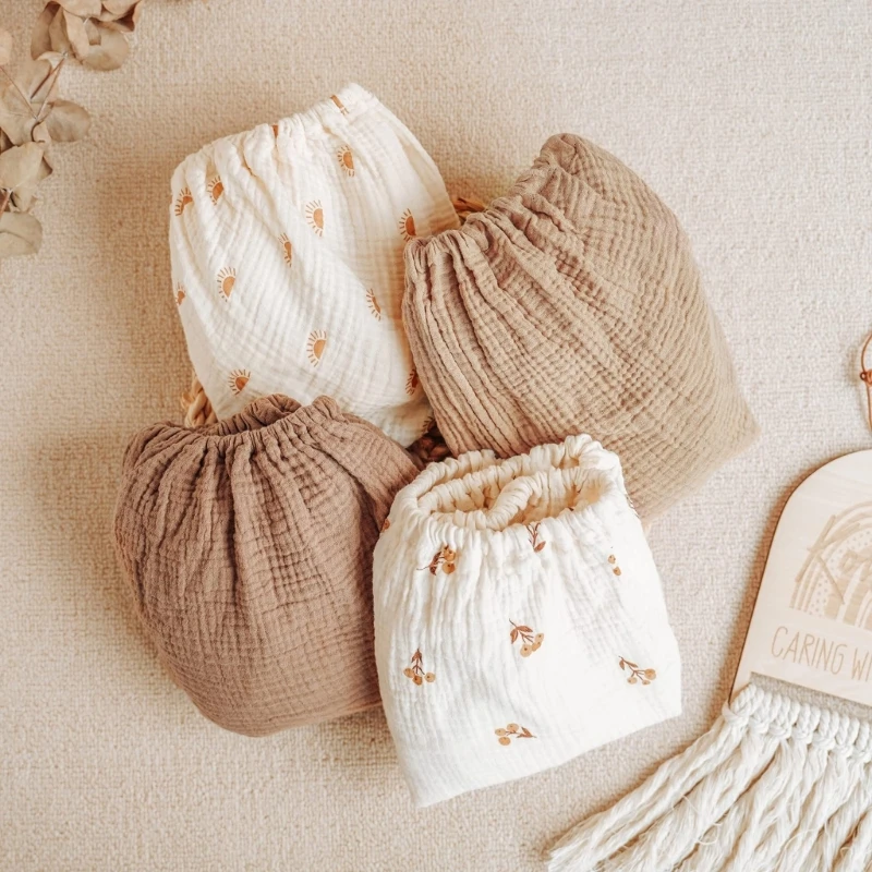 1pc/2pcs Baby Fitted Sheet Soft Comfortable Pram Bedding Stuff Machine Washable thumbnail 2