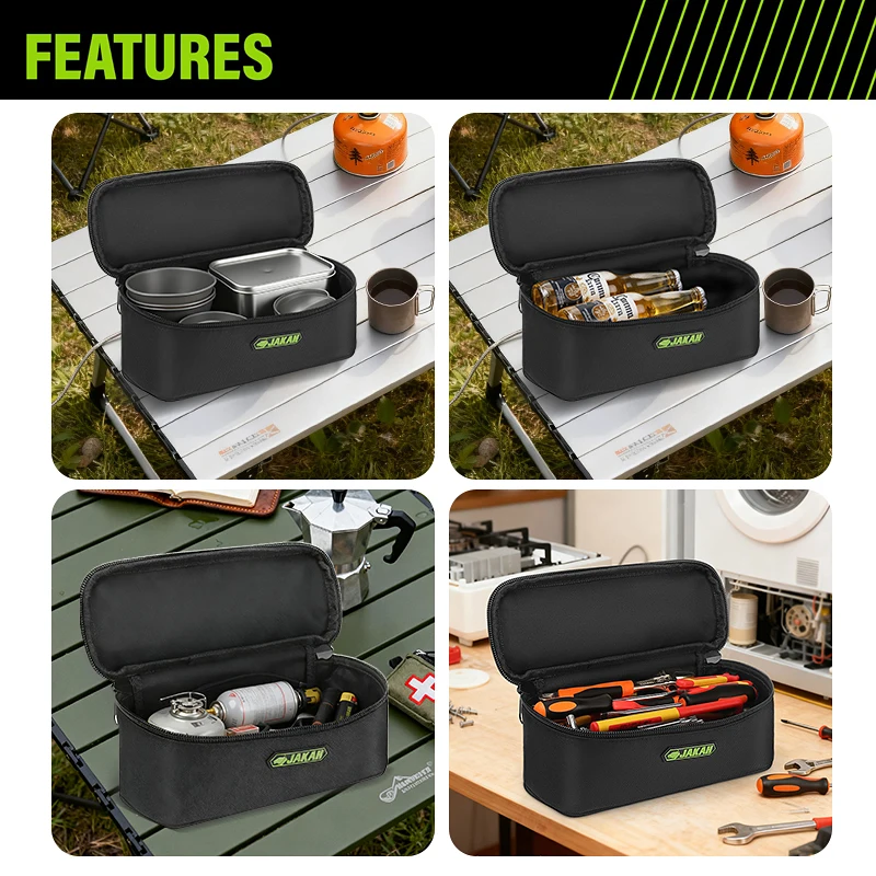 Jakah Electrician Tool Bag Multifunctional Oxford Thickened Woodworking Storage Screwdriver Kit Tool Bag Portable Handheld Bag thumbnail 4