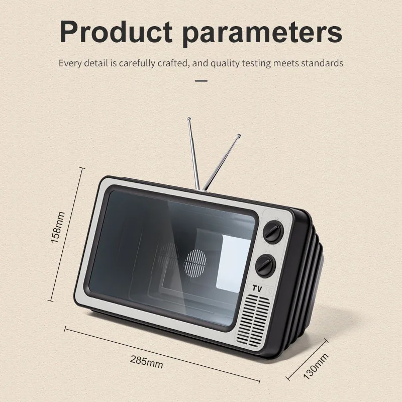 Phone Screen Magnifier Enlarged Expand Stand Phone Holder HD Video Amplifier Eyes Protection Retro TV Box For Iphone Xiaomi thumbnail 5