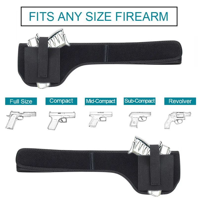 Hot 1PC Outdoor Gun Holster Holster Multifunctional Concealed Carrying Waist Universal Stock Belt Pistol for Tactical Equipment thumbnail 5