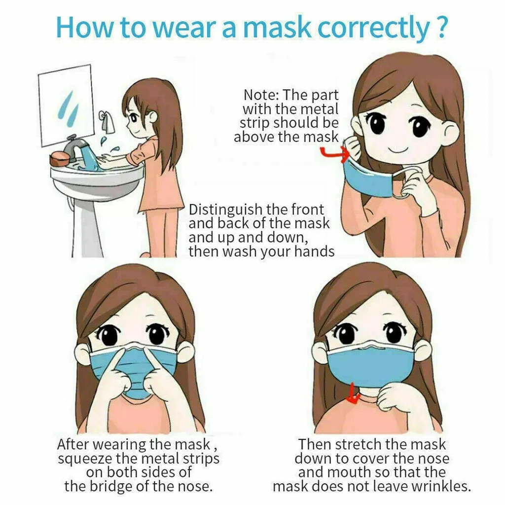 Disposable surgical Filter Mask mouth Face mask Breathable Black Adults Masks mascarillas quirurgicas homologadas Medical mask thumbnail 6