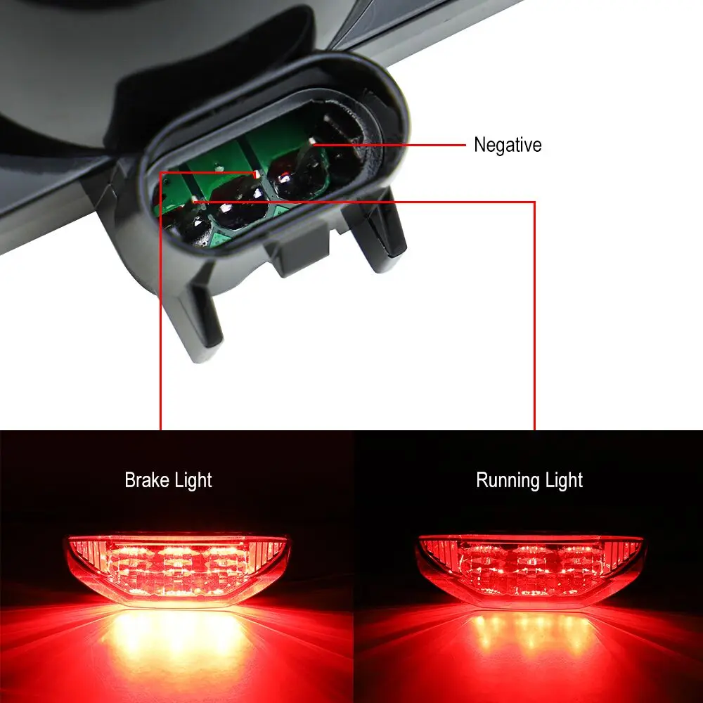 ATV Motorcycle LED Tail Light for Honda TRX 250 300 400EX Rancher 420 TRX400X 500 700 thumbnail 6
