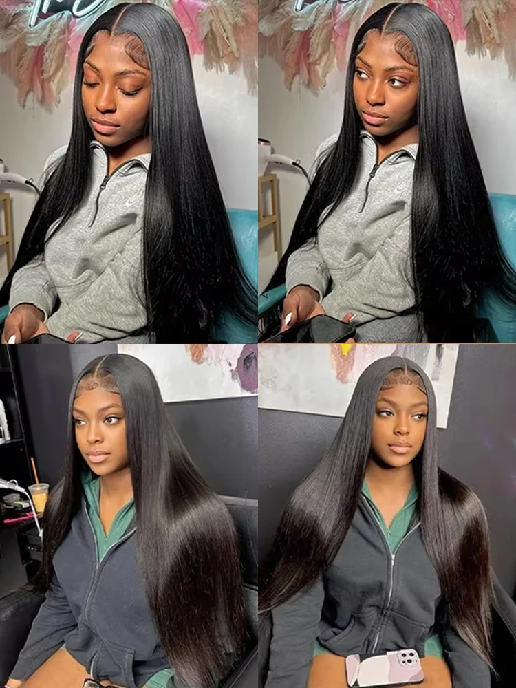 30 40 Inch Bone Straight 12A Virgin Human Hair Weave Raw Extensions Brazilian Natural Black 4 Bundles Deals Unprocessed Crochet thumbnail 6