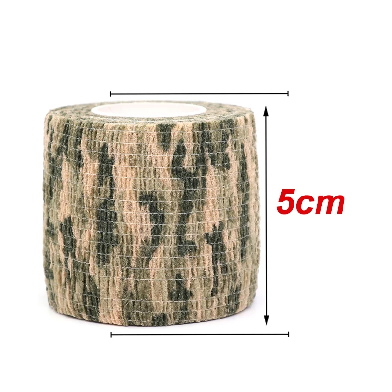 1/3/6 Pcs Self-adhesive Elastic Bandage Camouflage Outdoor Sports Bandage Decoration Hunting 4.5-meter Sports Protective Gear thumbnail 2
