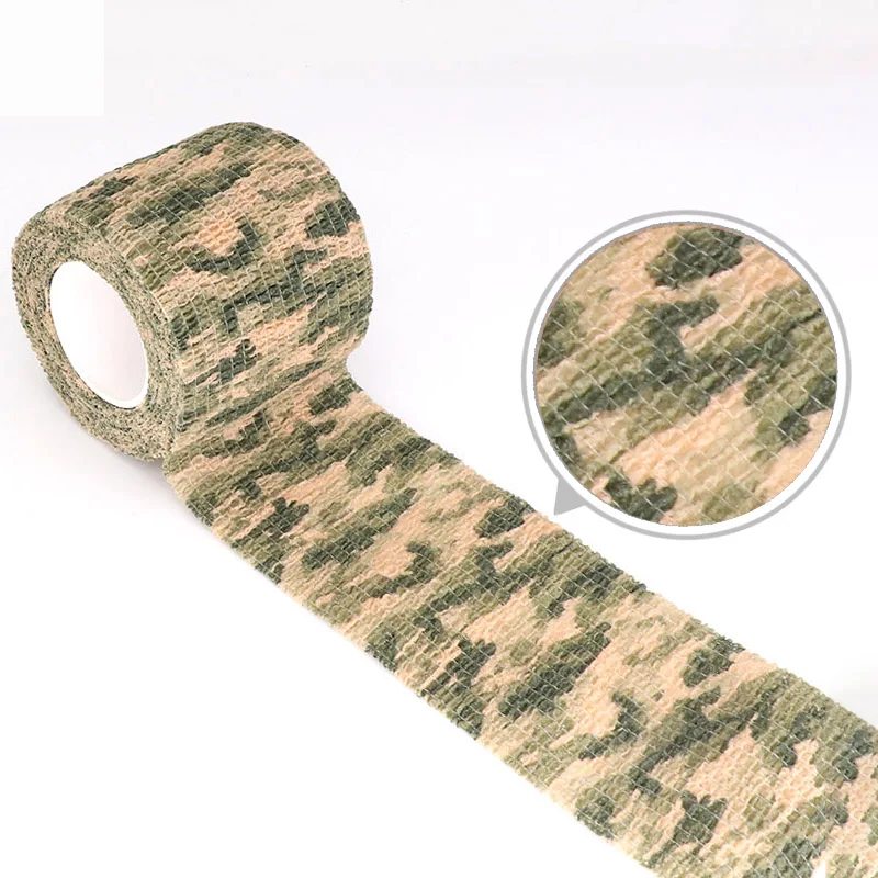 1/3/6 Pcs Self-adhesive Elastic Bandage Camouflage Outdoor Sports Bandage Decoration Hunting 4.5-meter Sports Protective Gear thumbnail 6