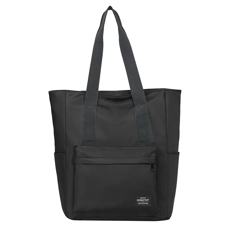 New Fashionable Shoulder Bag, Casual Large Capacity Men's and Women's Handbag, Simple Tote Bag, Waterproof Student Bag thumbnail 5