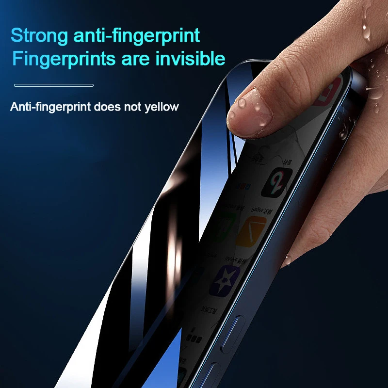 1-5Pcs Anti Spy Tempered Glass For iPhone 16 14 13 11 15Pro Max Mini 7 8 Plus Privacy Screen Protector for iPhone 15 X XR XS MAX thumbnail 6