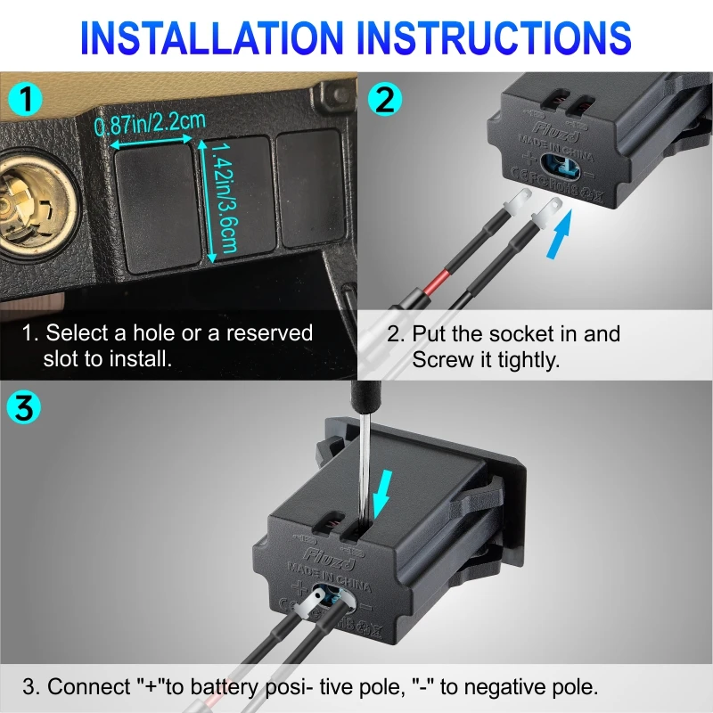 USB Car Charger Auto Mobile Phone Charger Socket Port Quick Charge 3.0 USB Charger Socket for passat b8 b7 b6 b5 accessories thumbnail 6