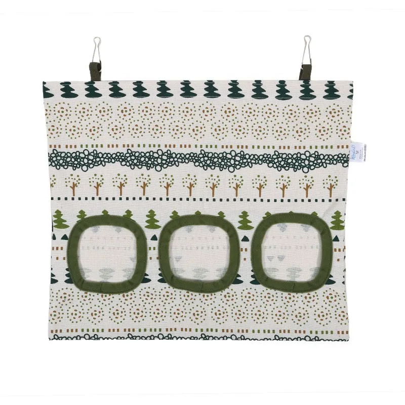 Hanging Feeding Bag Pet Hay Bag for Guinea Pigs Small Animal Feeder Rabbit 3 Holes Food Dispensers Bag Rack Cage Accessories thumbnail 5