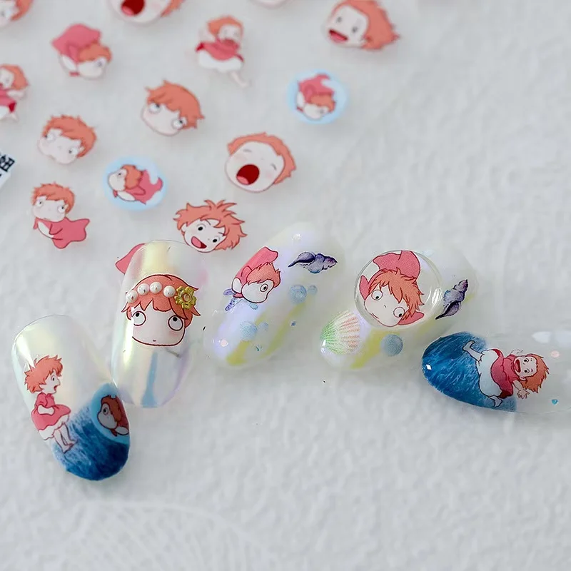 Miniso New Anime Nail Stickers Cartoon Snoopy Stickers For Nails Pokémon Sticker Nail Supplies Nail Decal Press On Nails Sticker thumbnail 5