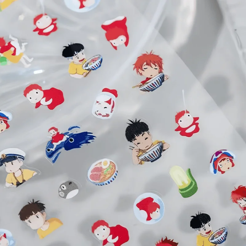 Miniso New Anime Nail Stickers Cartoon Snoopy Stickers For Nails Pokémon Sticker Nail Supplies Nail Decal Press On Nails Sticker
