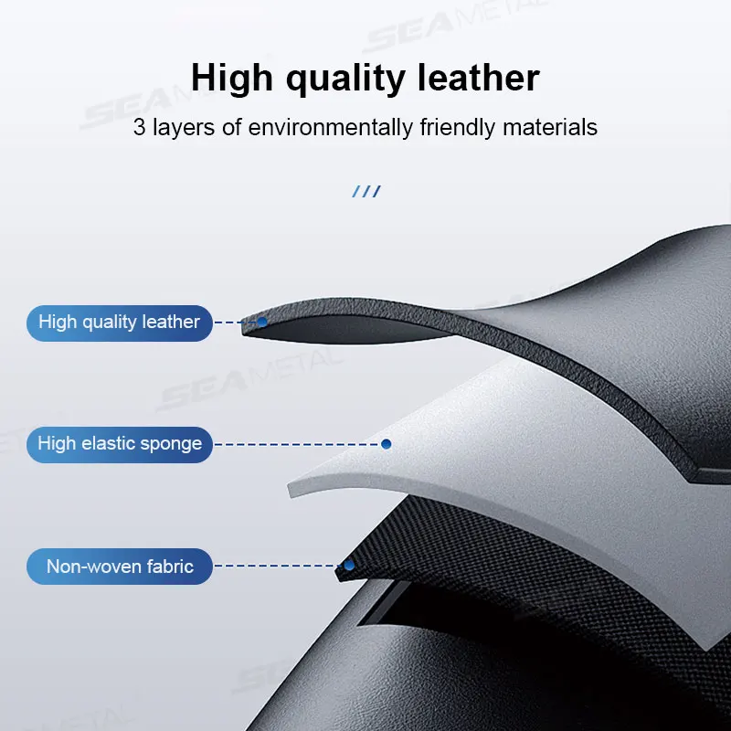 SEAMETAL Leatherette Car Trunk Organizer Large Capacity Seat Back Storage Bag with 4 Pockets Multifunction Use for Car Trunk SUV thumbnail 6