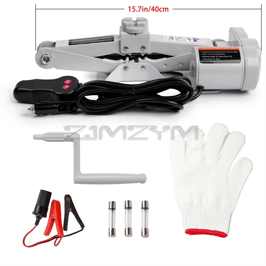 Electric Jack 12V Car Lifting Tool Jack Scissors Electric Jack Wheel Disassembly Aid Auto Repair Tool Car Electric Lifting Tools thumbnail 4