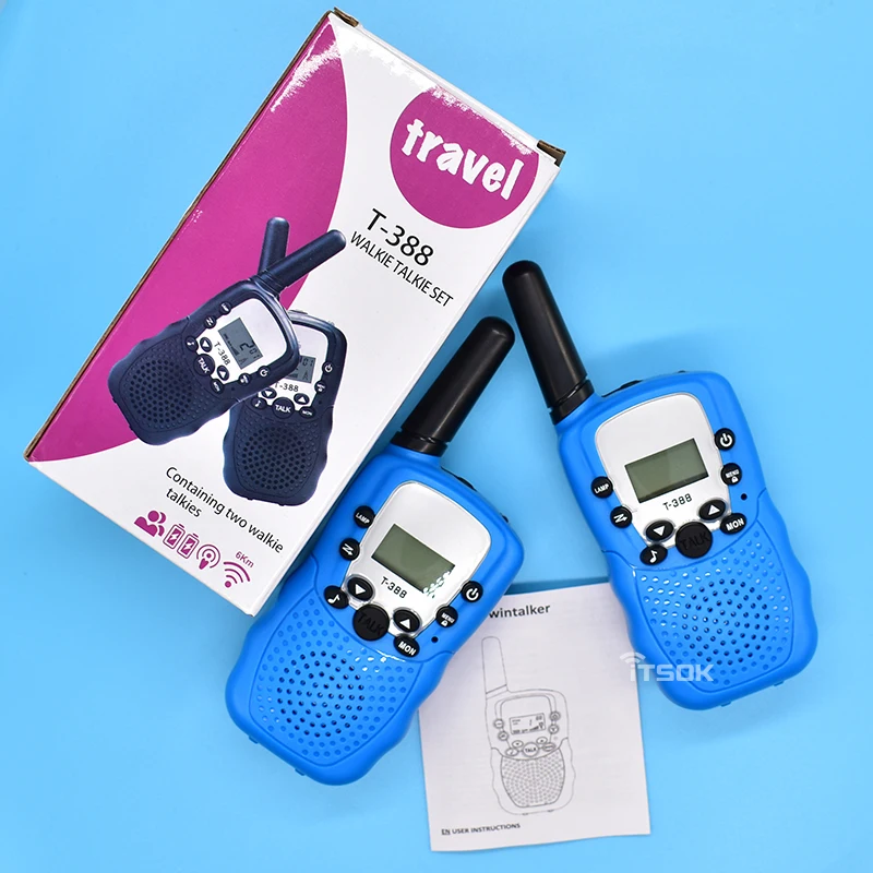 Itsok T388 Long Range walkie talkie  for Kids FRS  22CH Free Licience Two Way Radio PMR 8CH Communicator thumbnail 4