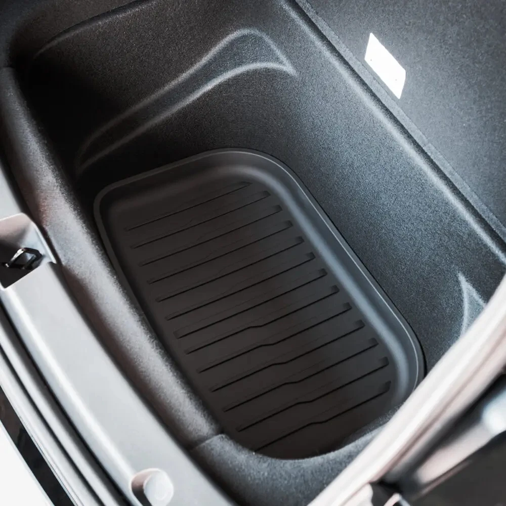 for Tesla Model 3 / Y Front Rear Trunk Mats Upgrade TPE Lower Storage Box Pads Protective Cover Cargo Liner Trunk Tray Floor Mat thumbnail 2