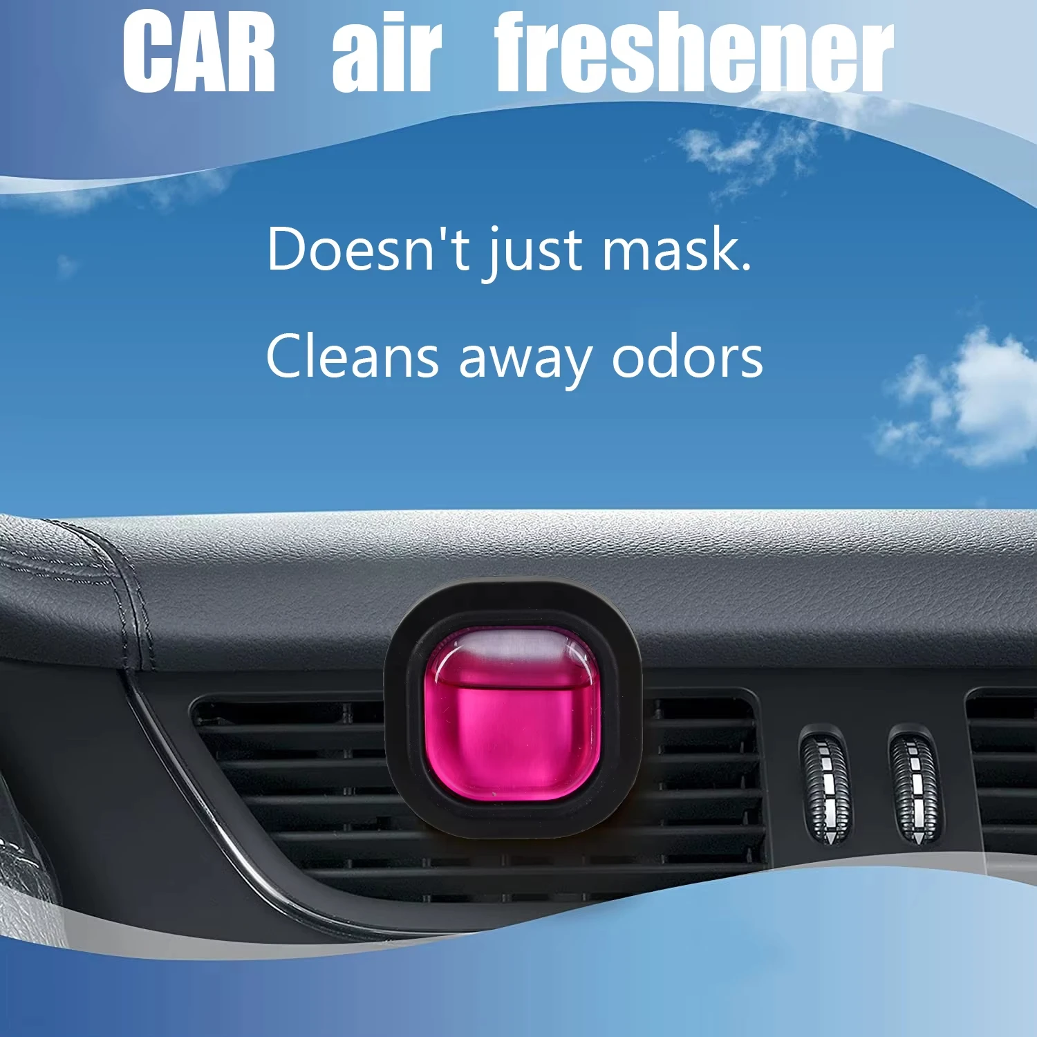 Long-Lasting Car Air Freshener Vent Clip Essential Oil Scented Odor Eliminator 0.14oz Alcohol-Free Fragrance for Fresh Car Smell thumbnail 3