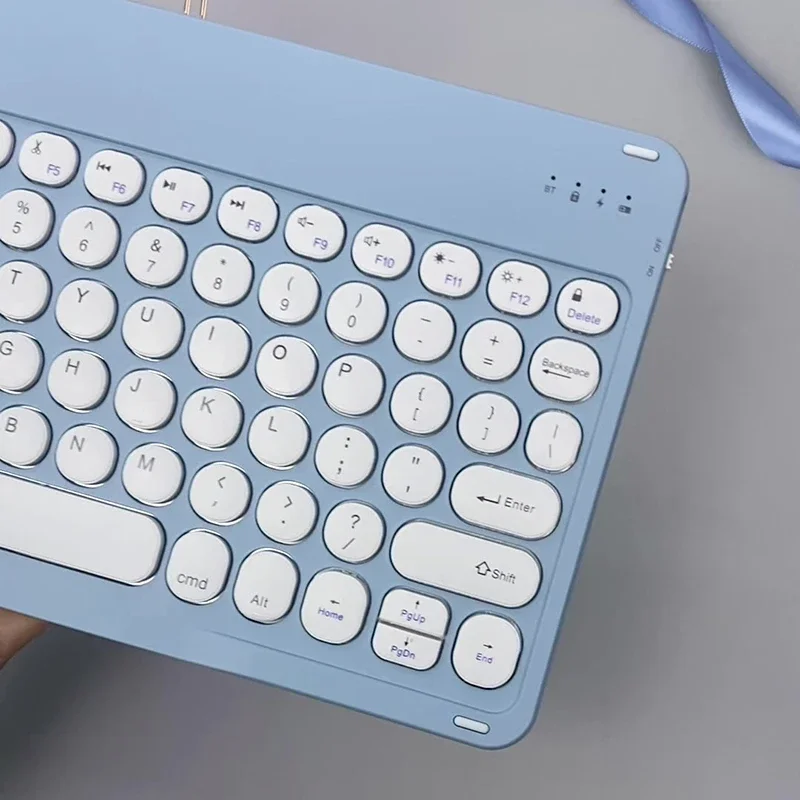 Bluetooth Keyboard and Mouse Set for iPad Pro Air 2024 for Xiaomi Samsung Tablet Phone Universal Wireless Keyboard 10 inch thumbnail 2