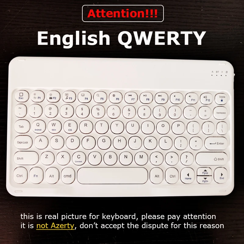 Bluetooth Keyboard and Mouse Set for iPad Pro Air 2024 for Xiaomi Samsung Tablet Phone Universal Wireless Keyboard 10 inch thumbnail 6