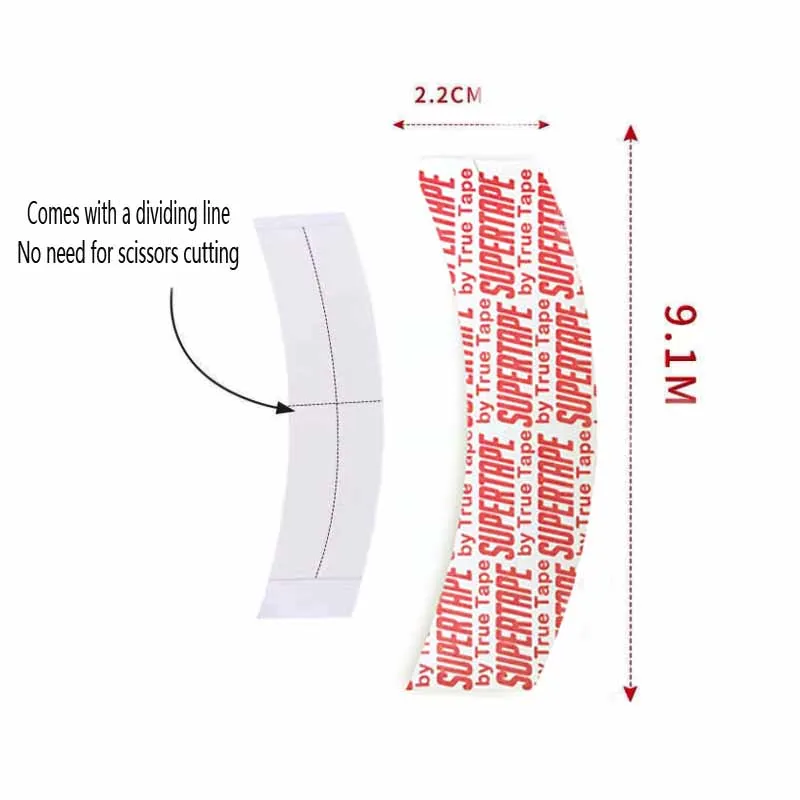36pcs Waterproof Super Tape Lace Wig Toupee Replacement Super Strong Double Sided Adhesive Ultra Hold Front Glue Hair Extensions thumbnail 3