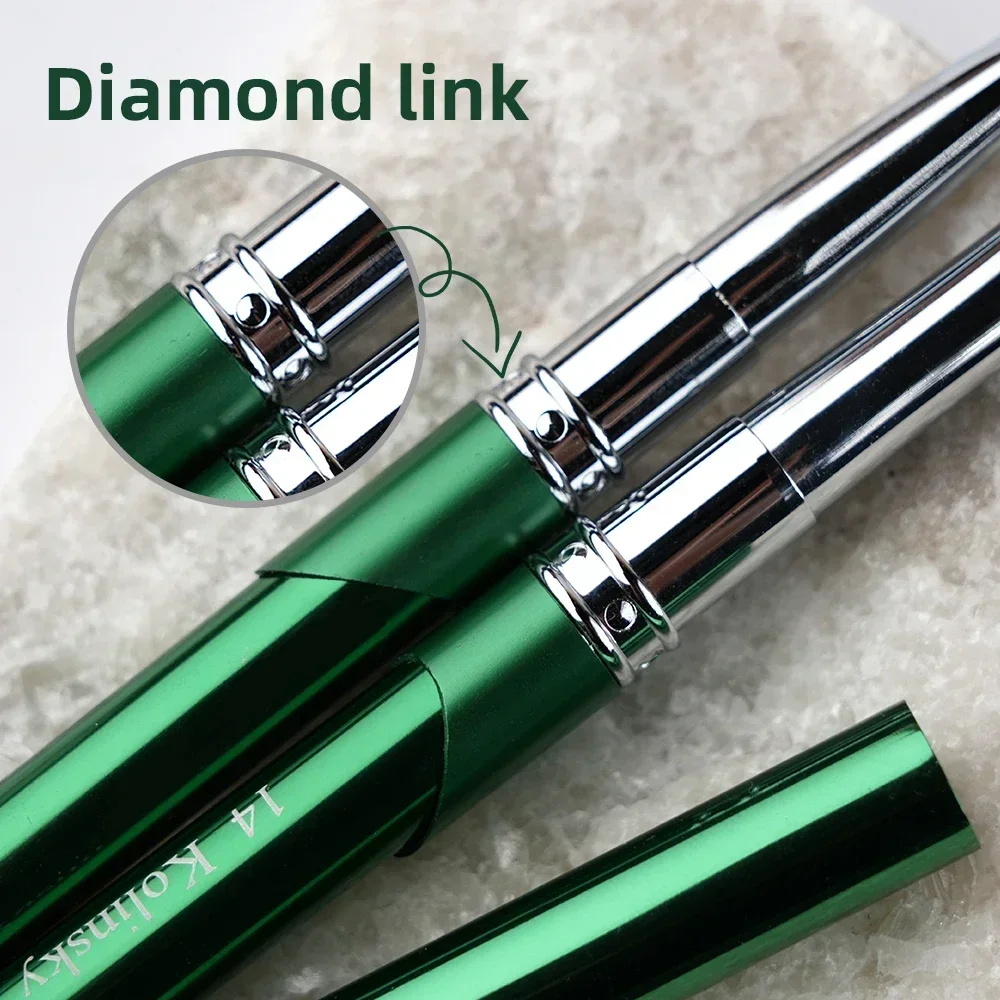 New High Quality Kolinsky Acrylic Nail Brush New Product Metal 100% Pure Kolinsky Brush for Acrylic Nails Sizes 2-18 Nail Tool thumbnail 2