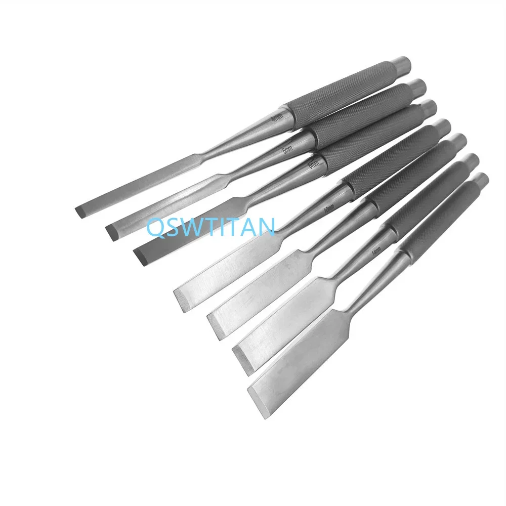Stainless steel Bone Osteotomes Veterinary Orthopedics surgical Instruments 6mm 8mm 10mm 12mm 16mm thumbnail 3