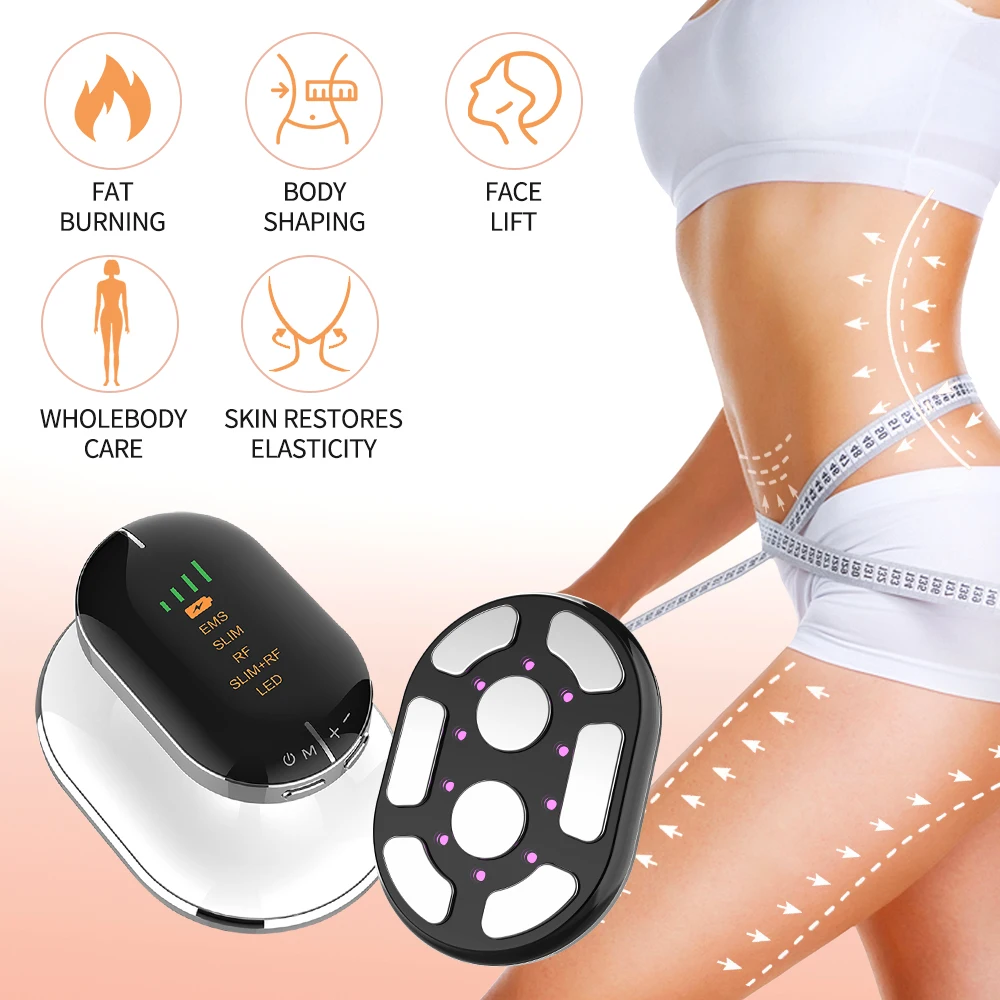 EMS RF Radio Frequency Body Slimming Machine Fat Burner Slim Shaping Device LED Light Therapy Lose Weight Cellulite Massager thumbnail 2